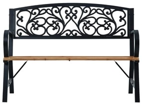 47940 vidaXL Bancă de grădină, 120 cm, lemn