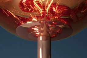 Lampa de podea moderna cu 7 globuri chihlimbar LIQUID DIAMOND