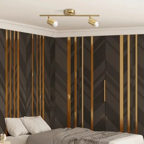 Spot GOLDI 2xGU10/10W/230V auriu