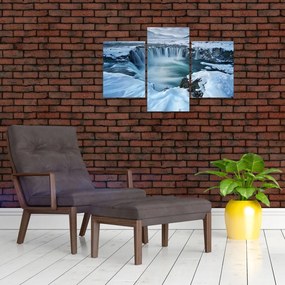 Tablou - Cascadele zeilor, Islanda (90x60 cm)