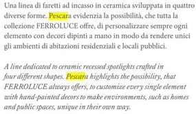 Spot incastrabil design retro realizat manual din ceramica PESCARA