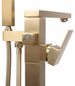 Baterie freestanding Tery auriu periat H88,5 cm
