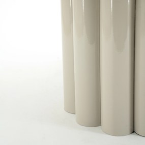 Masuta de cafea din metal Olympa bej 63x63x35,6 cm