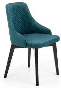 Scaun Toledo 3 velvet verde inchis/Karo4/Monolith 37
