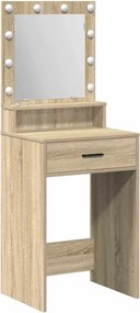 vidaXL Masă de Machiaj Stejar Sonoma 50 x 41 x 135 cm Lemn compozit