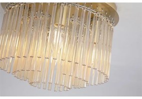 Searchlight 55620-320CP - Plafonieră SWIZZLE, 5xE14/60W/230V, Ø 32 cm, auriu