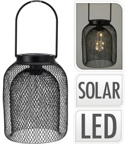 Lampă solară din metal LED Gajana, 15,5 x 21 cm