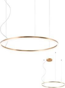 Redo 01-4877 -LED Lustru dimabil suspendat pe cablu ORBIT LED/55W/230V 2700/3000K bronz