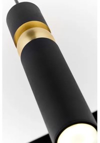 Lustră pe cablu Jupiter 2003 ALAS 1xGU10/10W/230V negru/auriu