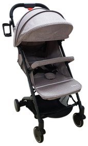 Carucior nou nascuti 2 in 1 BABY CARE™ PRO A8, Transformabil in troller, Spatar reglabil in 3 trepte, Roti cu rulment, Frana picior,Pliabil ,GRI