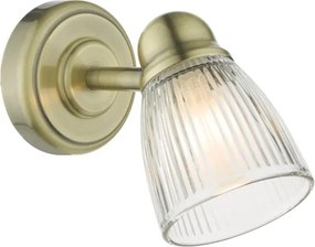 Där Lighting CED0775 - Lampă de perete pentru baie CEDRIC, 1xG9/25W/230V, IP44, din alamă