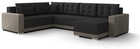 Colțar în formă de U Odyssey 3 (capuccino + Negru) (S). 1057339