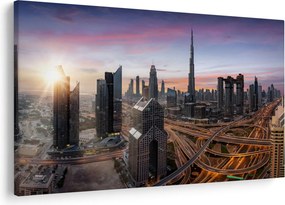 Tablou - Panorama din Dubai (90x60 cm)