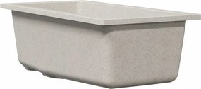 vidaXL Chiuvetă de bucătărie Bej 21 x 44 x 14 cm Granit