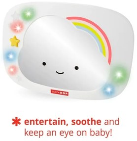 Skip Hop - Oglindă auto pentru copii LINING CLOUD, 3xAA