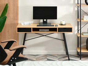 Masă PC Gavon (stejar negru + negru). 1109759