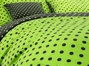 Lenjerie de pat din bumbac COLAM GREEN verde hotelova capsă Dimensiune lenjerie de pat: 70 x 90 cm | 140 x 200 cm