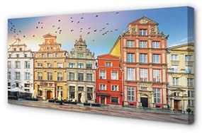 Tablouri canvas Gdańsk clădiri vechi oraș