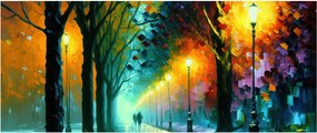 Tablou - Plimbare de noapte (120x50 cm)