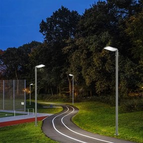 Brilagi - Lampă stradală LED de exterior URBANLIGHT, cu articulație, 100 W, 230 V, gri, IP65