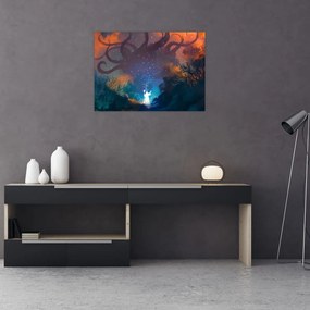 Tablou - Vrăjitorul magicean (70x50 cm)