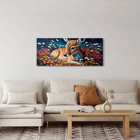 Tablou - Cerb pictat (120x50 cm)