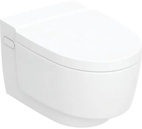 Set vas wc alb rimless suspendat cu capac softclose si functie de bideu Geberit AquaClean Mera Comfort