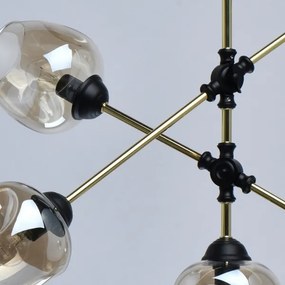 De Markt - Lustră pe tijă HAMBURG MEGAPOLIS 5xE14/40W/230V