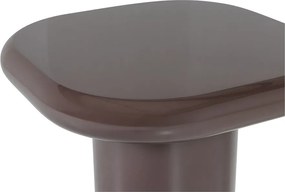 Măsuță auxiliară cu aspect lucios 50x50 cm Zava – WOOOD