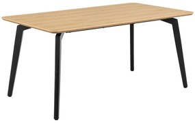 Masă de dining cu blat cu aspect de lemn de stejar 90x160 cm Cadiz – Actona