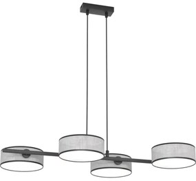 Lustră pe cablu DRUMZ 4xE14/10W/230V gri