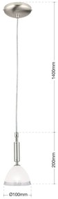 Pendul design modern OPALDESIGN 10cm, satin