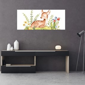 Tablou - Micuțul cerb (120x50 cm)