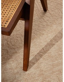 Covor pentru exterior și interior bej/fildeș rotund ø 160 cm Duet Kona – NORTHRUGS