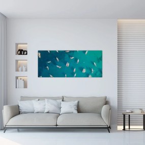 Tablou - Sailboats (120x50 cm)