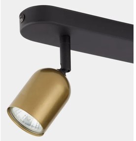 Spot TOP 2xGU10/10W/230V auriu/negru