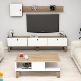 Set de Mobilier pentru Sufragerie Sumer G5020, Stejar / Alb