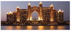 Tablou construcției în Dubai (120x50 cm)