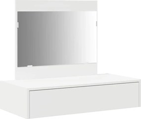 vidaXL Masă de Machiaj cu sertar Alb 83 x 40 x 70 cm Lemn compozit