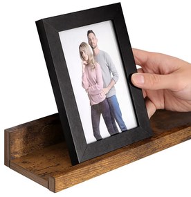 Set de 3 rafturi de perete din lemn