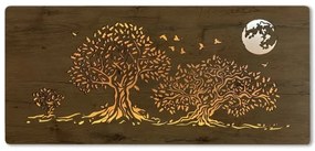 Li-Go 5042/DUB2 - Decorațiune LED de perete, 24 W, 230 V, 110 x 50 cm, stejar/trei stejari