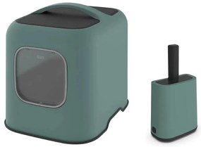 Set de litieră cu lopățică verde Biala – Rotho