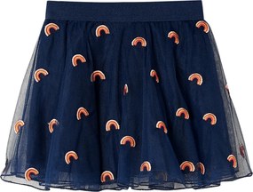 vidaXL Fusta pentru copii cu tul, bleumarin, 92