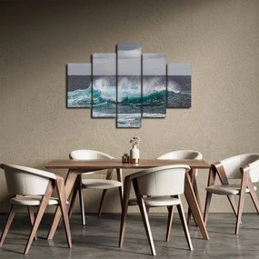 Tablou - Valuri pe ocean (150x105 cm)
