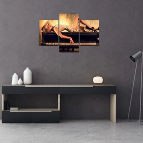 Tablou - Femeia și pian (90x60 cm)