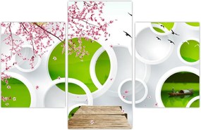 Tablou - Ponton peste lac (90x60 cm)