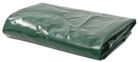 vidaXL Prelată 650 g/m² 3 x 4 m verde