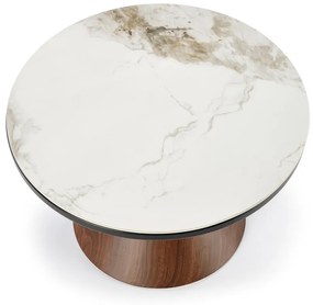 Masa de cafea Collins, gri/nuc