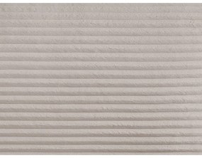 Pat matrimonial bej tapițat cu spațiu de depozitare cu somieră 160x200 cm Jade – Bobochic Paris