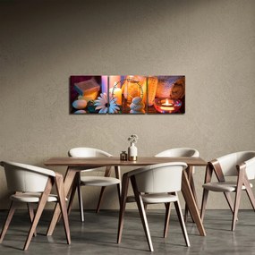 Tablou - Momentul odihnii (cu ceas) (90x30 cm)
